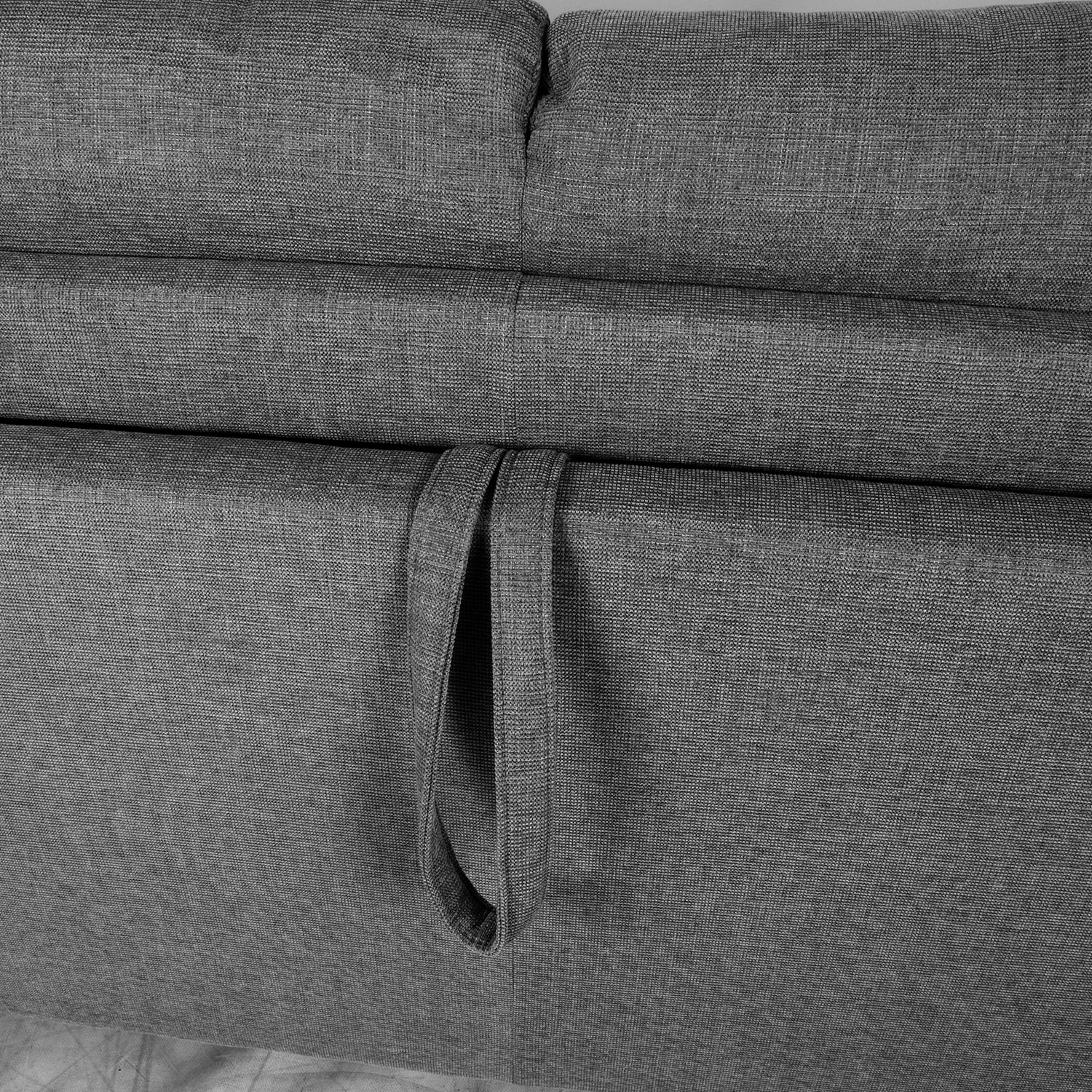 Diivanvoodi PROVO 2-kohaline 188x95xH94cm, tumehall