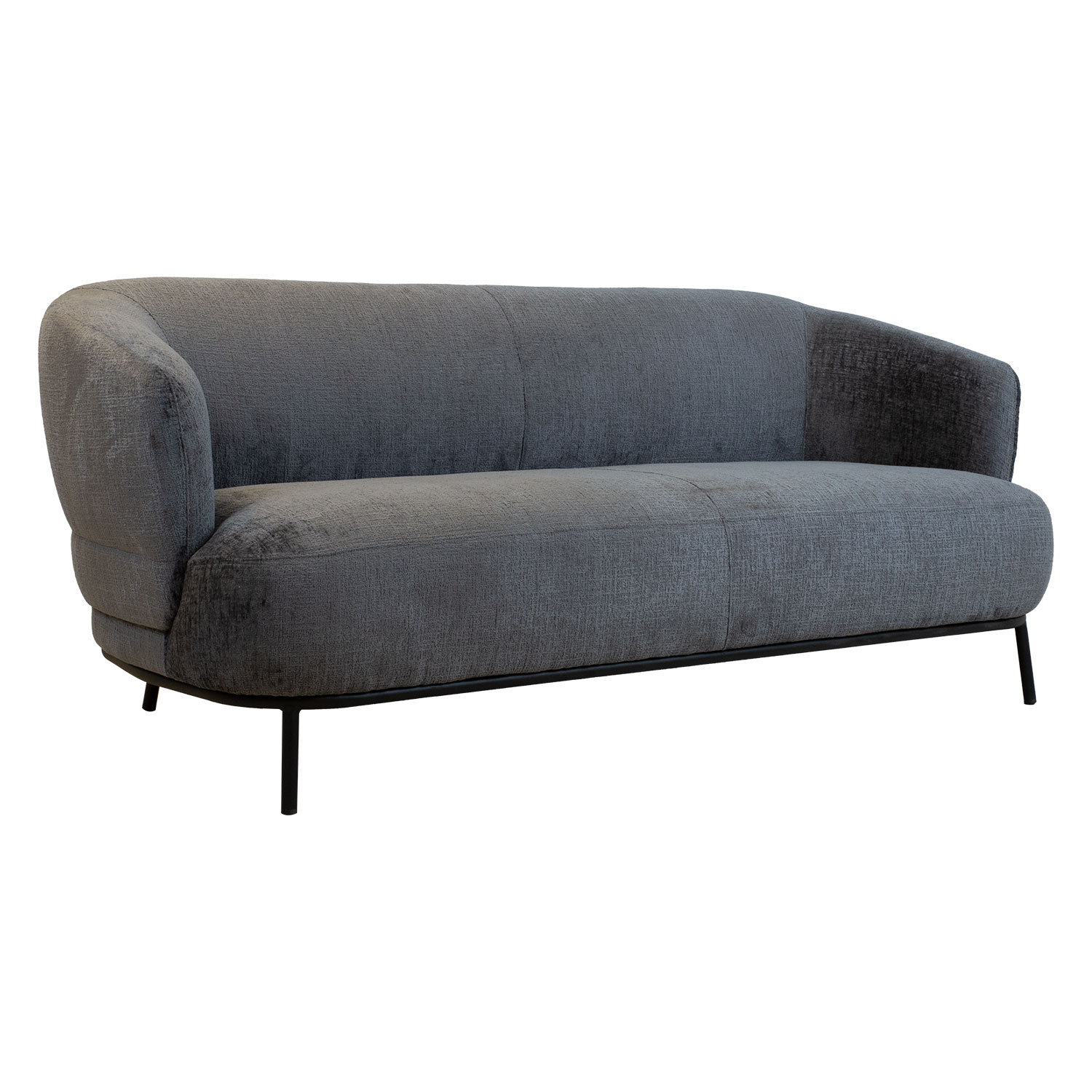 Diivan GEMALA 2,5 kohaline 200x84xH82cm, tumehall