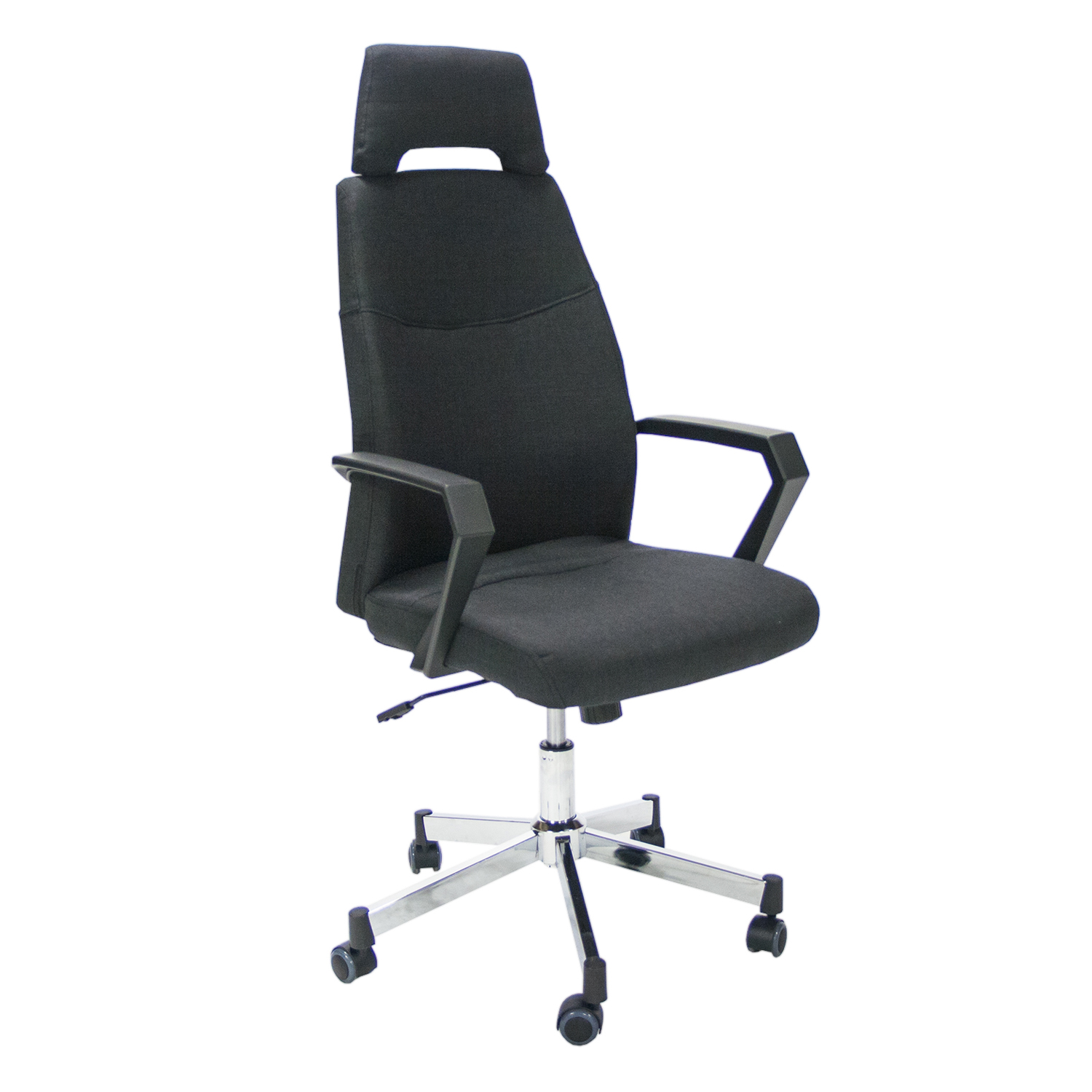 Töötool DOMINIC 58x59xH113,5-121cm, must