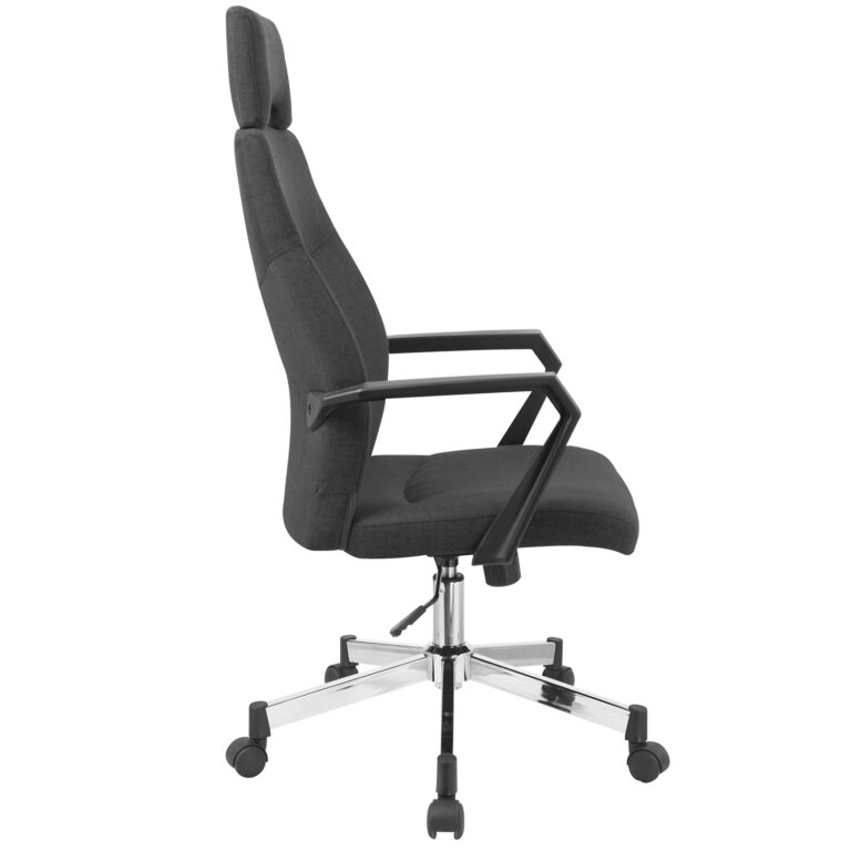 Töötool DOMINIC 58x59xH113,5-121cm, must - Pilt 3
