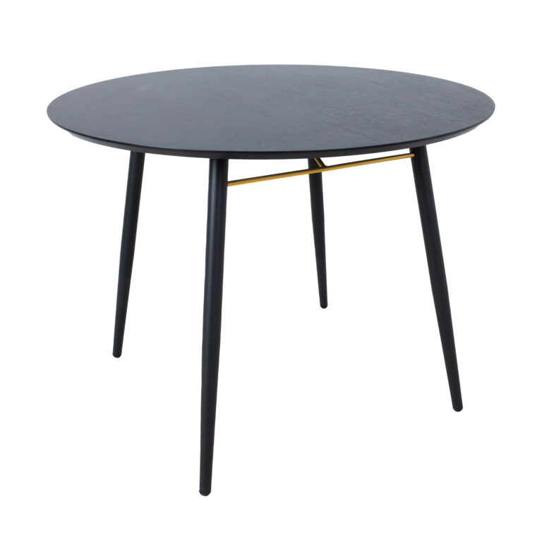 Söögilaud LUXEMBOURG D100xH75cm, must melamiin - Pilt 2
