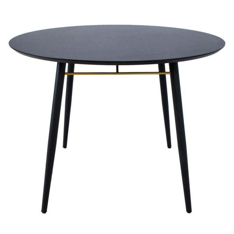 Söögilaud LUXEMBOURG D100xH75cm, must melamiin - Pilt 3