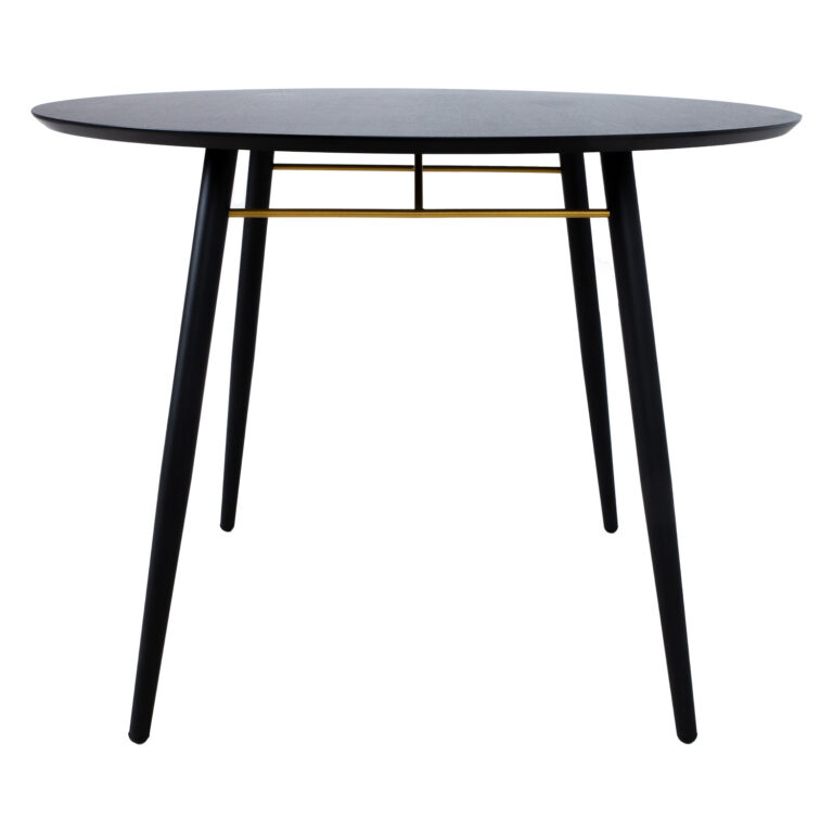 Söögilaud LUXEMBOURG D100xH75cm, must melamiin - Pilt 4