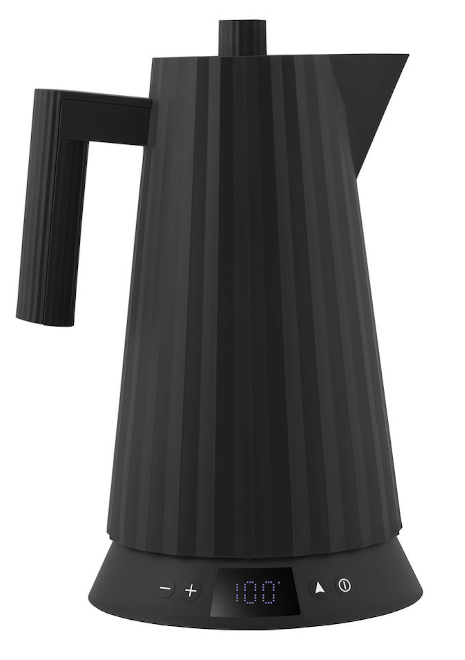 Veekeetja temperatuuri näidikuga, Alessi Plissé 1,7 L, Must