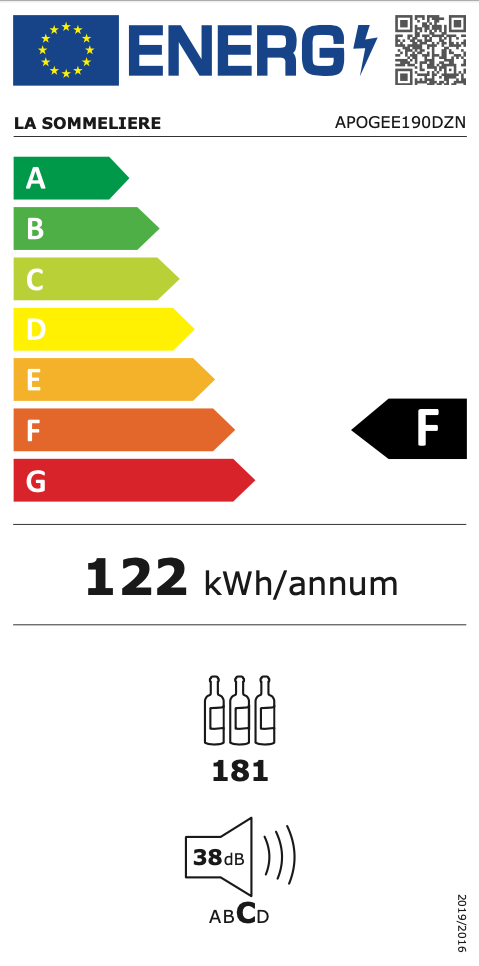 Veinikülmik La Sommeliere APOGEE190DZN - Pilt 12