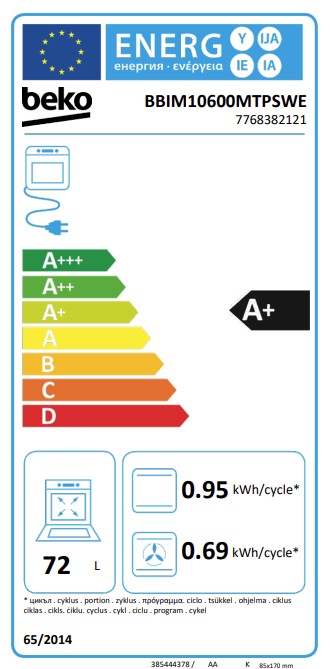 Integreeritav ahi Beko MBBIM10600MTP - Pilt 5
