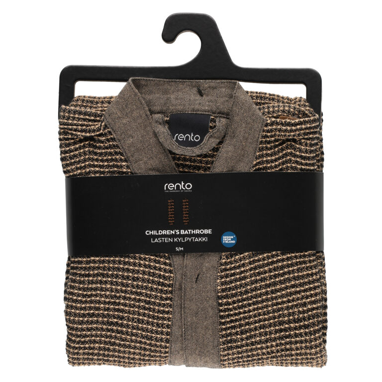 Hommikumantel RENTO BROWN, laste S/M - Image 8