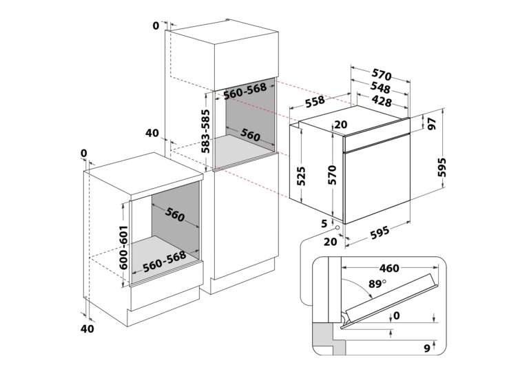 Integreeritav ahi Indesit IOK58HSU1X - Pilt 5