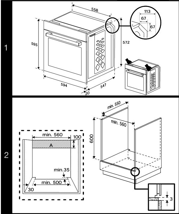 Integreeritav ahi Beko BCBIS17300KSB - Pilt 5