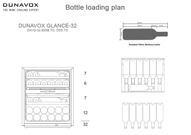Integreeritav veinikülmik Dunavox DAVG-32.80DB.TO Horizon - Pilt 3
