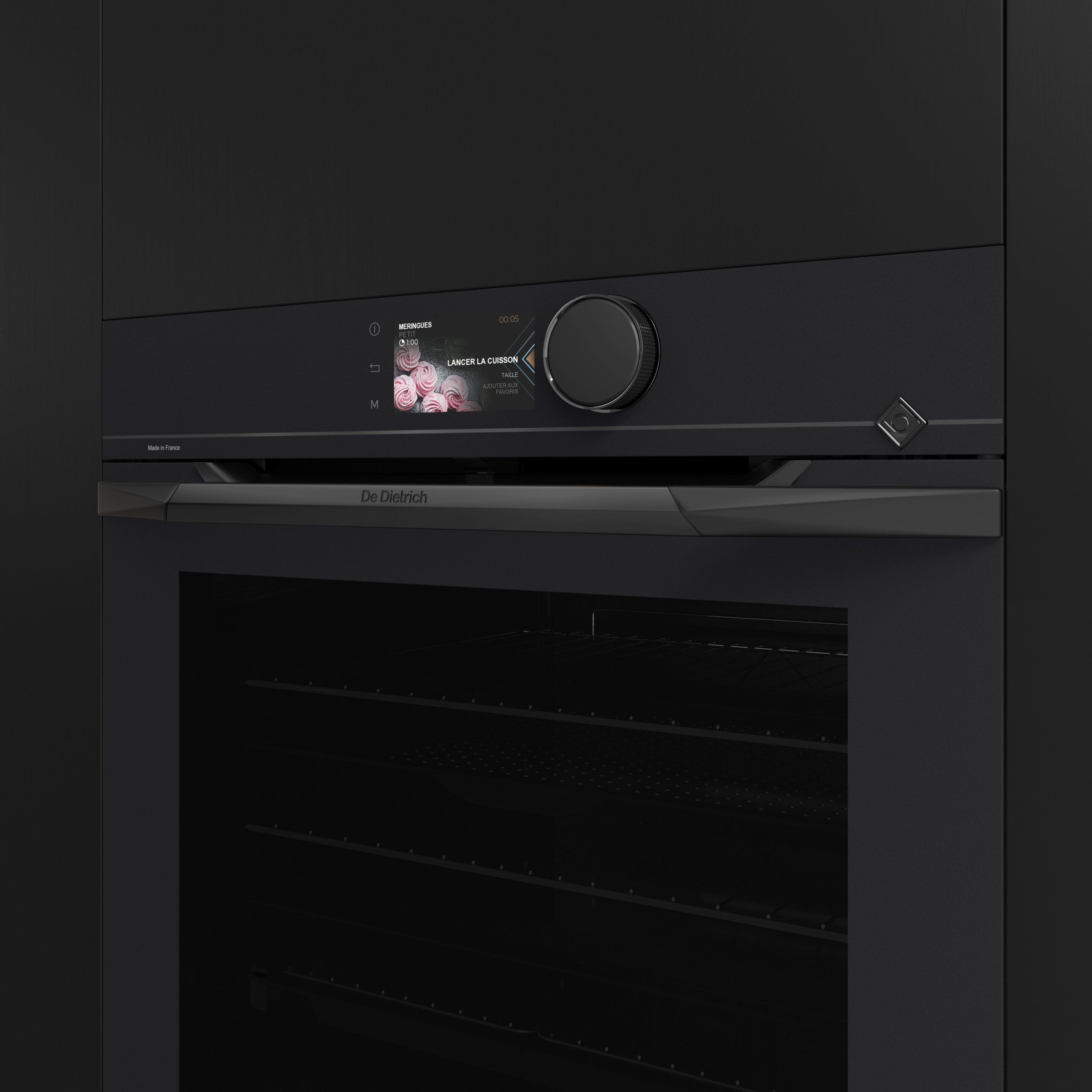 De Dietrich matt must komplekt SmartControl ahi DOP4756MB ja mikrolaineahi DKC4756MB