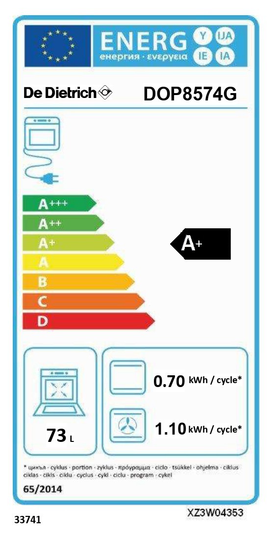 Integreeritav ahi De Dietrich DOP8574G - Pilt 6