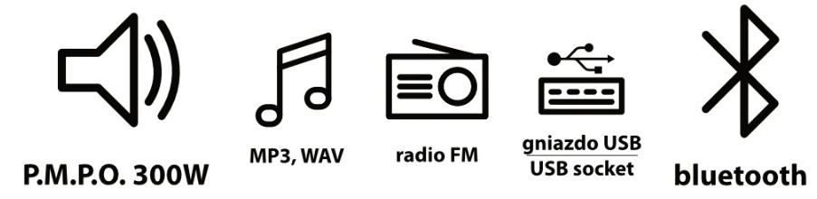 Boombox Manta MM9210BT - Pilt 3