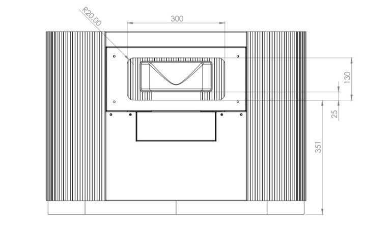 Õhupuhastaja Ciarko Design Mono 80 SmartLink must - Pilt 5