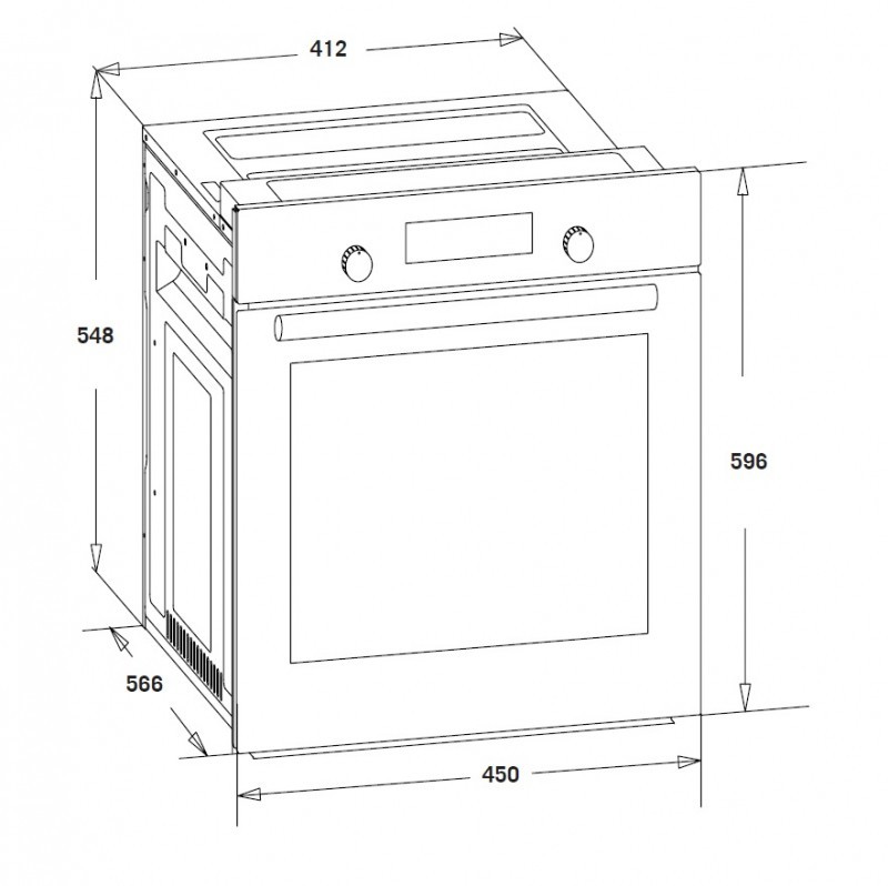 Integreeritav ahi Schlosser OE459DTYTL