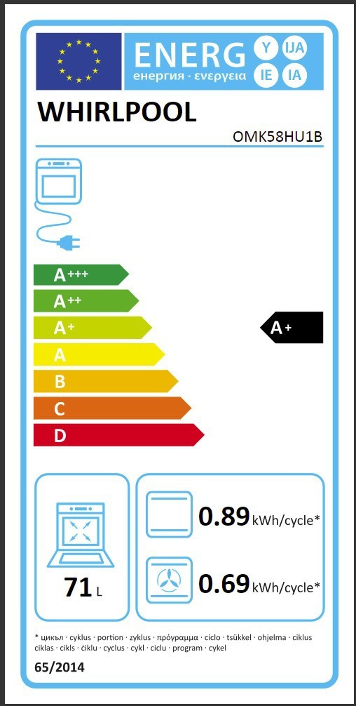 Integreeritav ahi Whirlpool OMK58HU1B - Pilt 6