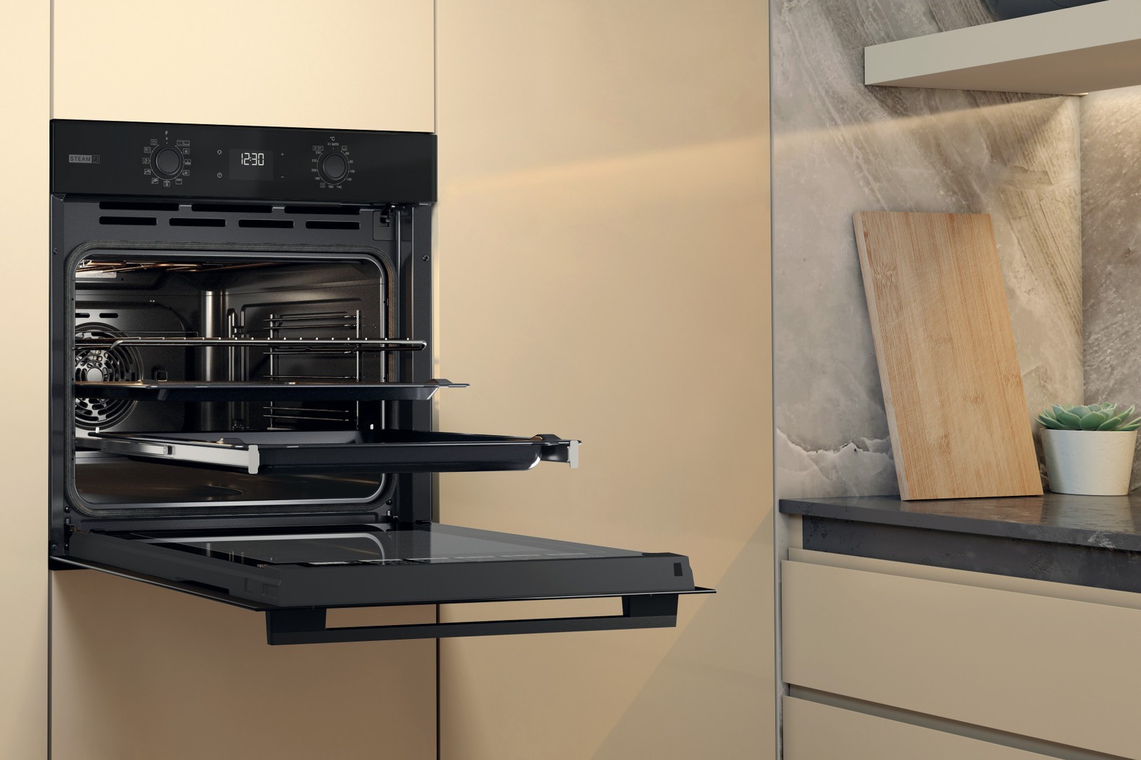 Integreeritav ahi Whirlpool OMSK58RU1SB
