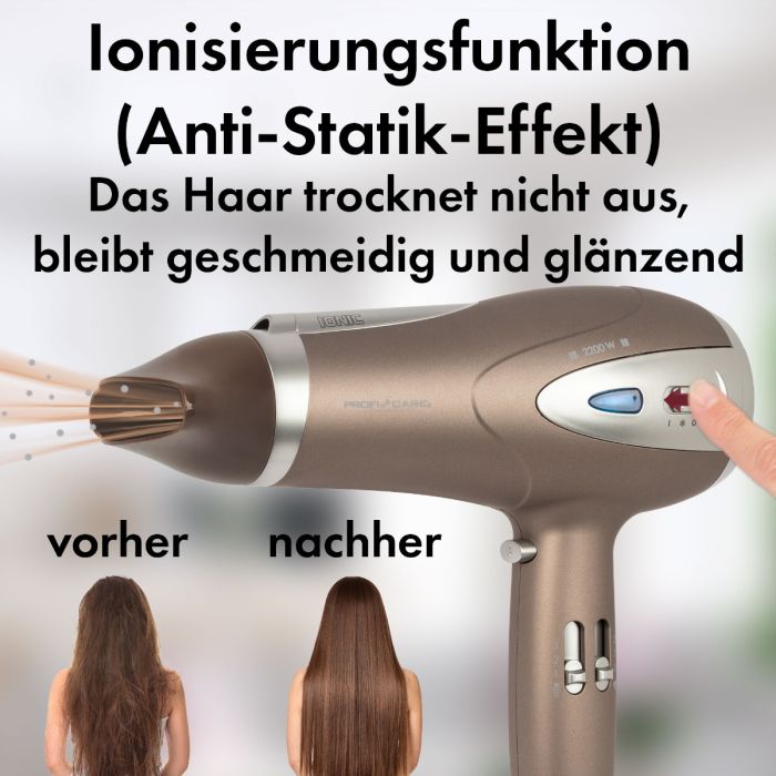 Föön ProfiCare PCHTD3113BR, pruun - Pilt 6