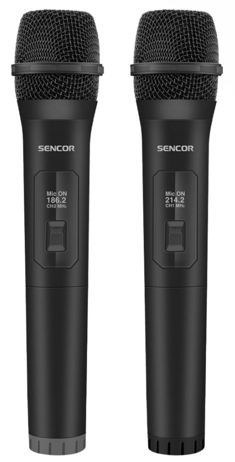 Karaokemikrofonide komplekt saatjaga Sencor SSSWM20 - Pilt 2