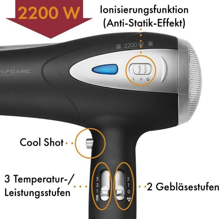 Föön ProfiCare PCHTD3113, must - Pilt 4