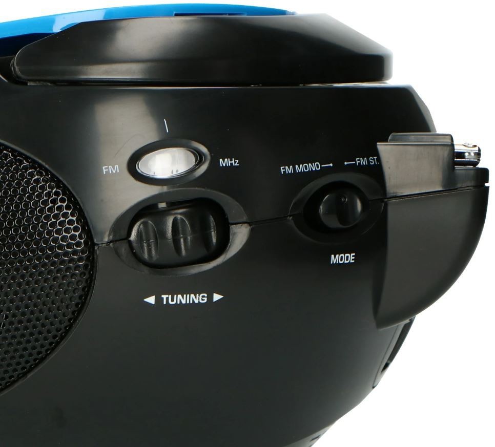 CD-raadio Lenco SCD24BB, sinine/must - Pilt 4