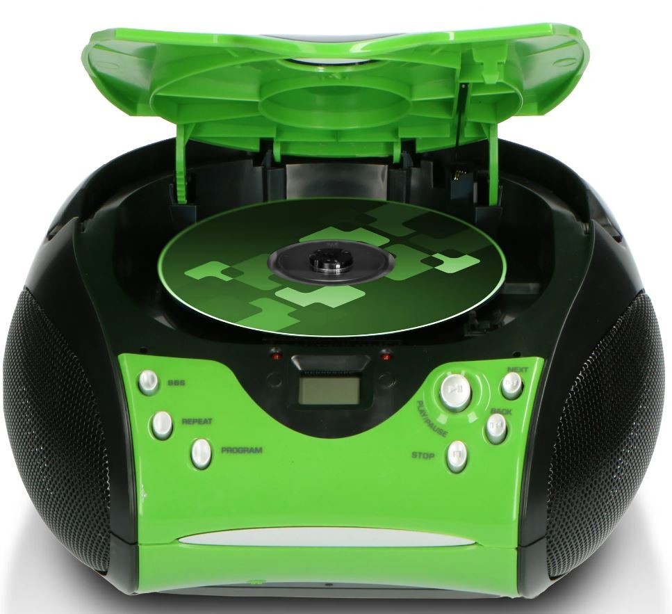 CD-raadio Lenco SCD24GB, roheline/must - Pilt 3