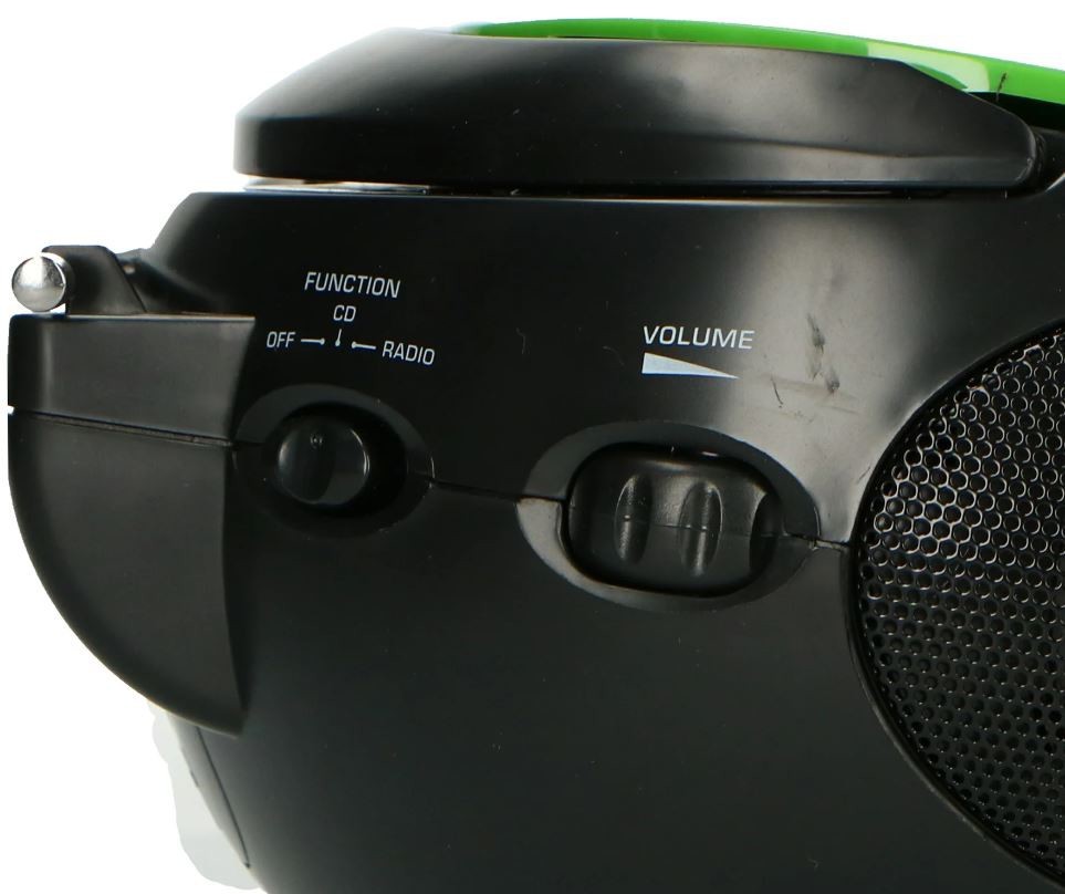 CD-raadio Lenco SCD24GB, roheline/must - Pilt 5