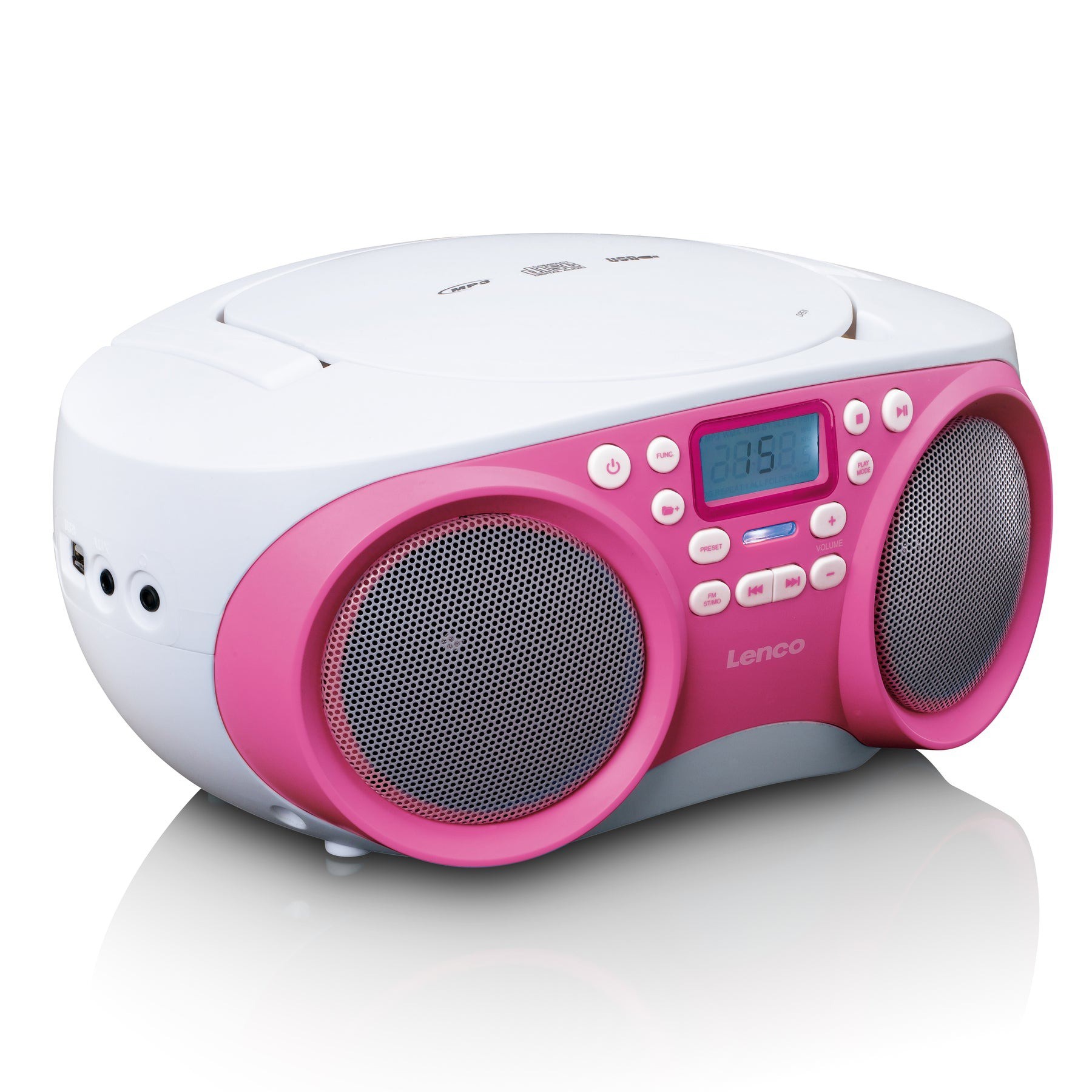 CD-raadio Lenco SCD301PK, roosa - Pilt 3