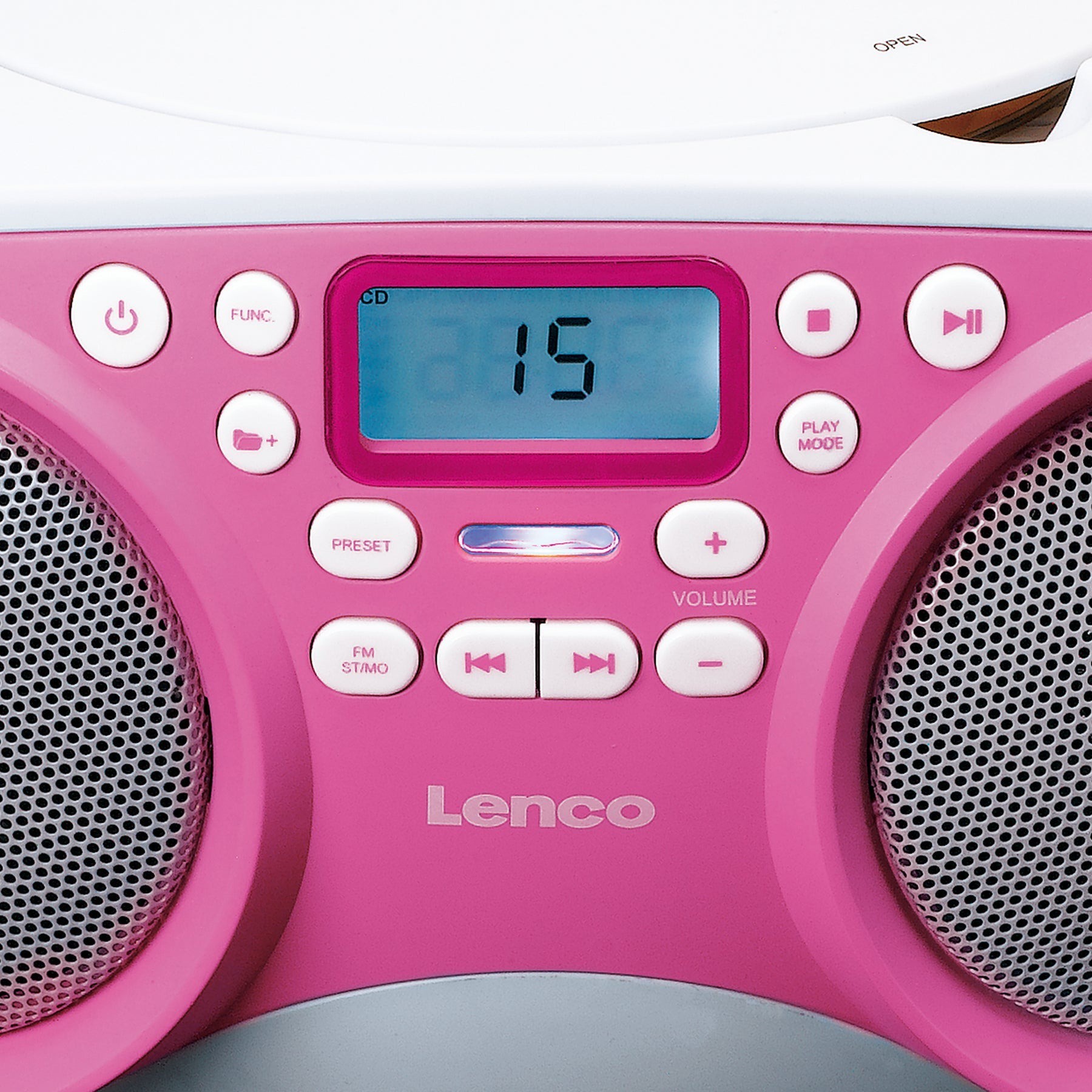 CD-raadio Lenco SCD301PK, roosa - Pilt 4