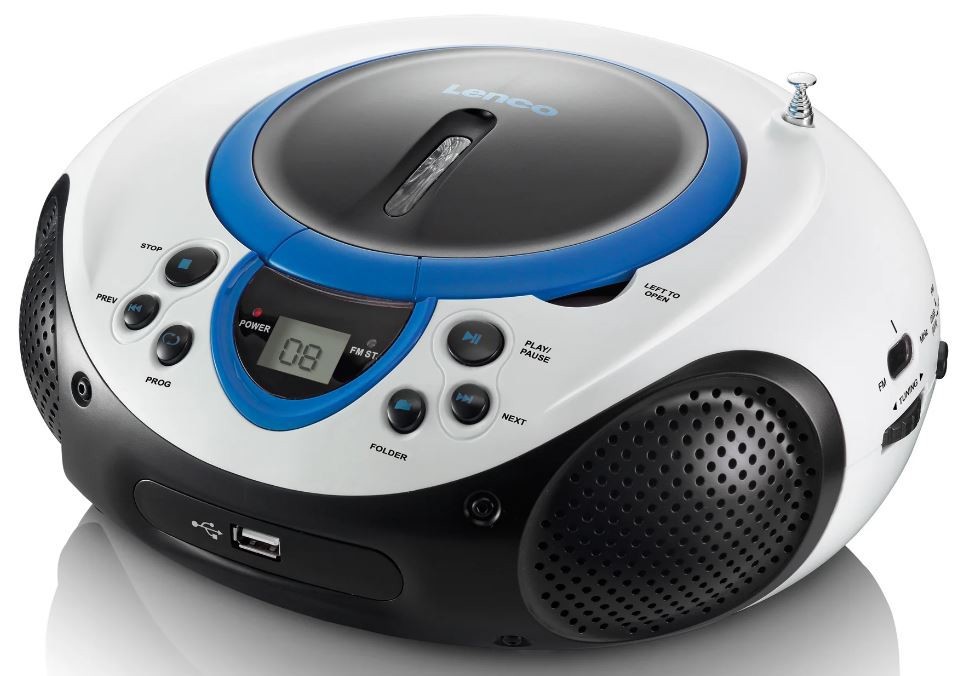 CD-raadio Lenco SCD38USBB, sinine - Pilt 2