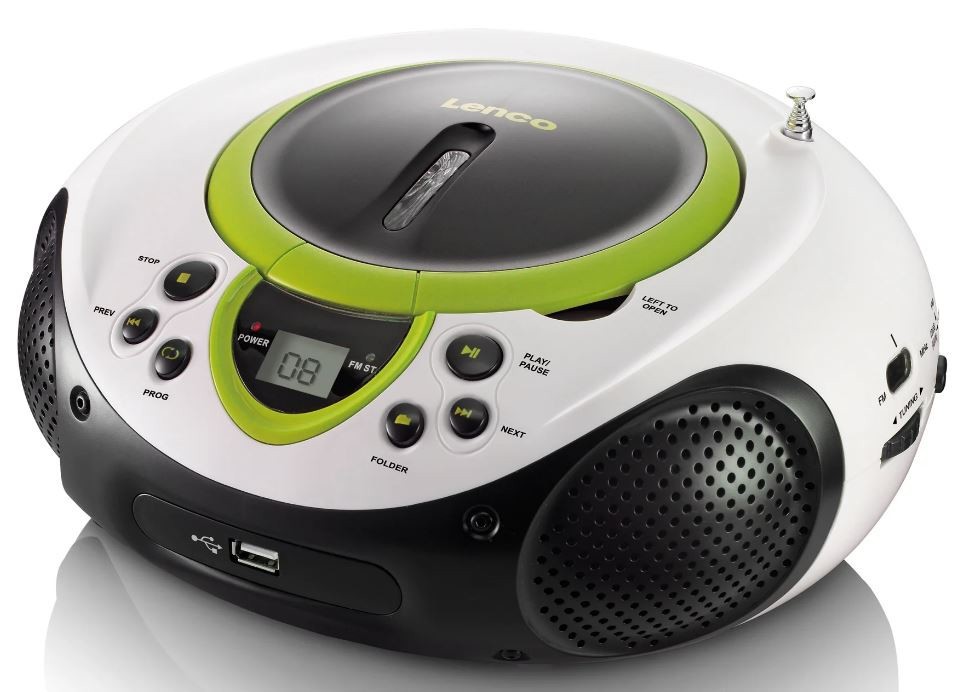 CD-raadio Lenco SCD38USBG, roheline - Pilt 2