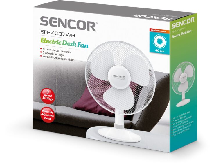 Lauaventilaator Sencor 40 cm SFE4037WH - Pilt 6