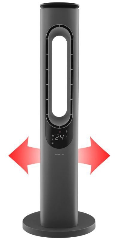 Keraamiline kütteseade ilma tiivikuta Sencor SFH3704SL