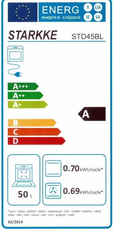 Integreeritav ahi Schlosser STF45BLTL - Pilt 2