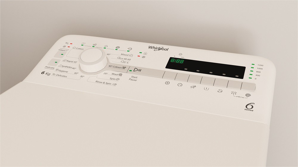 Pealtlaetav pesumasin Whirlpool TDLR6240SSEUN