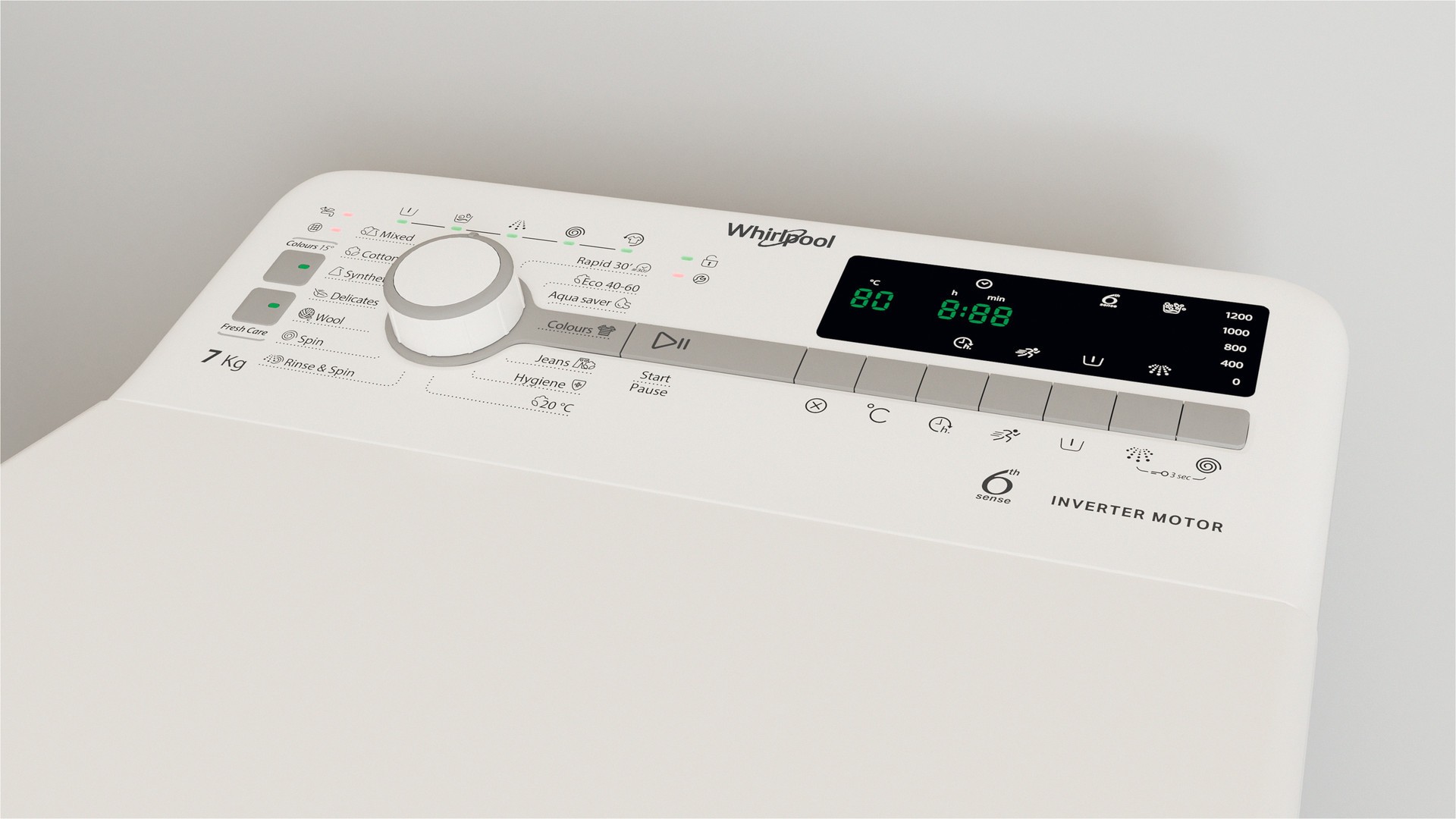 Pealtlaetav pesumasin Whirlpool TDLR7231BSEU