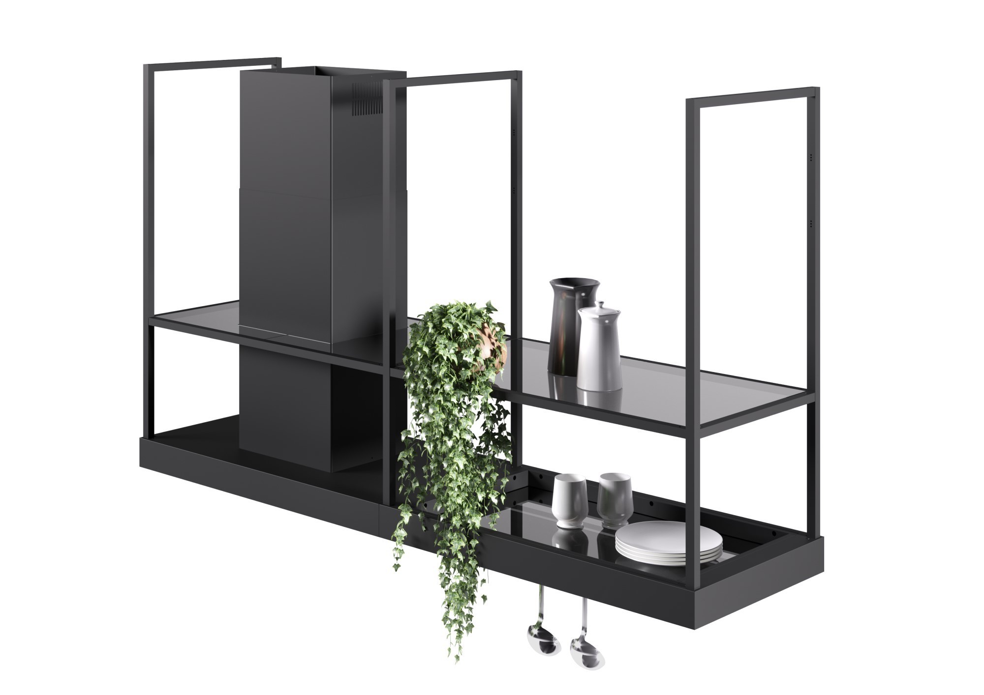 Õhupuhastaja Faber T-Shelf must