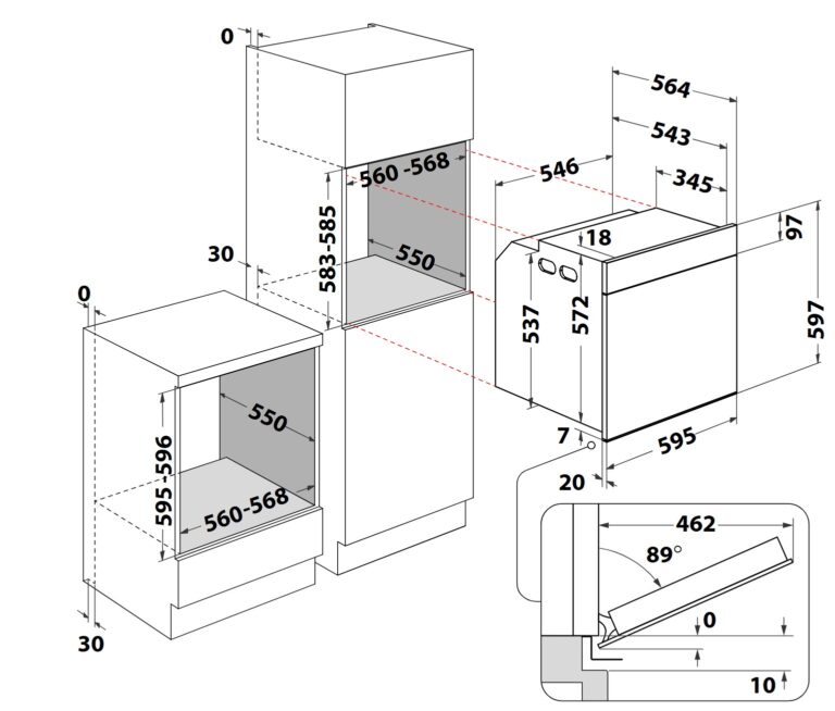 Integreeritav ahi Whirlpool WOI4S8CM1SWA - Pilt 7