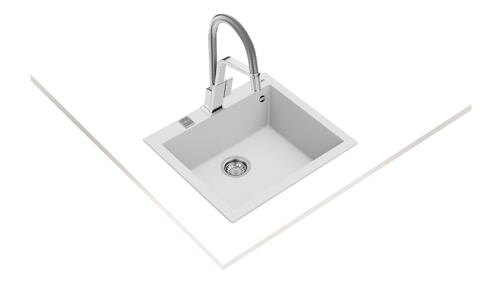 Valamu Teka Forsquare 50.40TG valge - Pilt 2