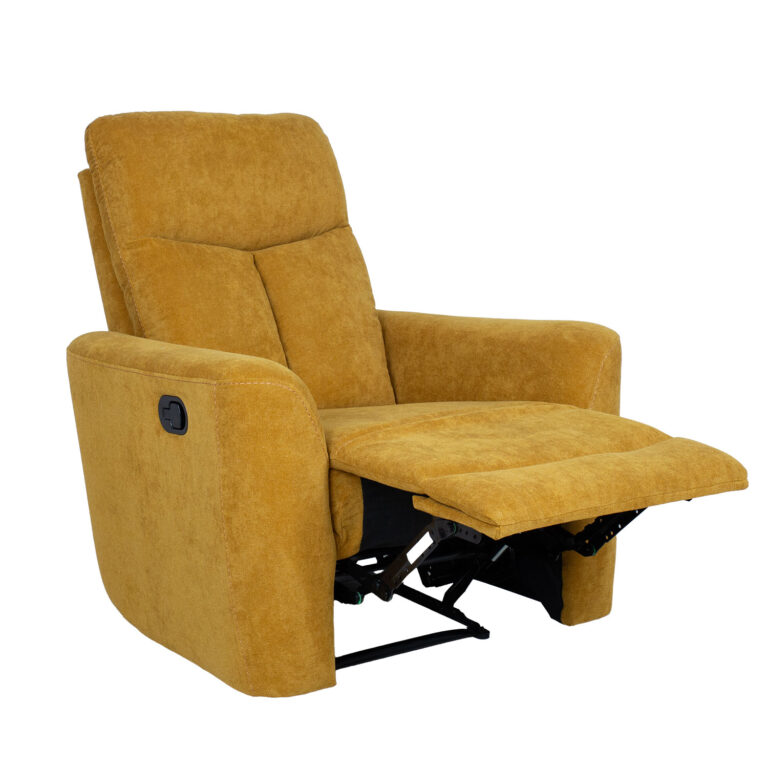 Tugitool GEMMA manuaalne recliner 89x98xH106cm, tumekollane - Pilt 2