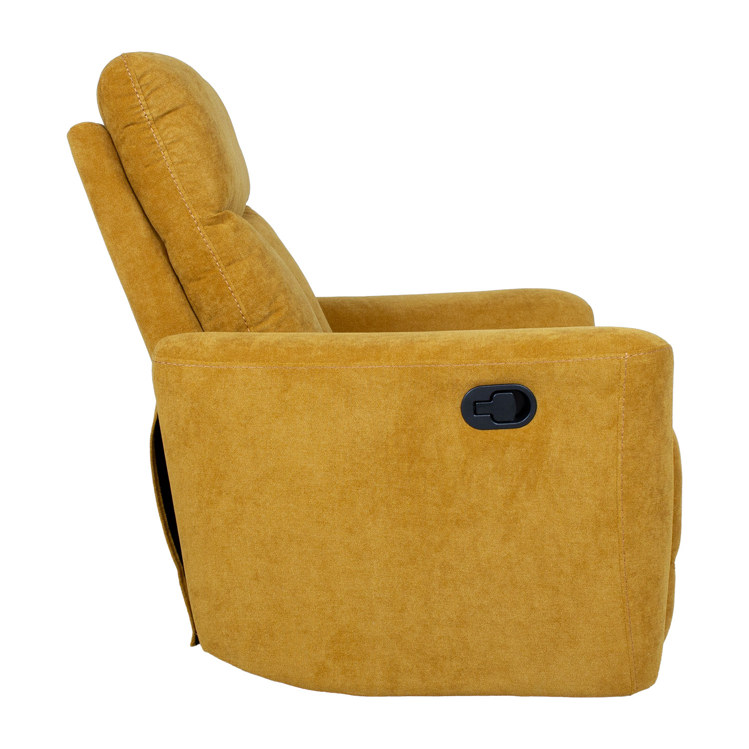 Tugitool GEMMA manuaalne recliner 89x98xH106cm, tumekollane