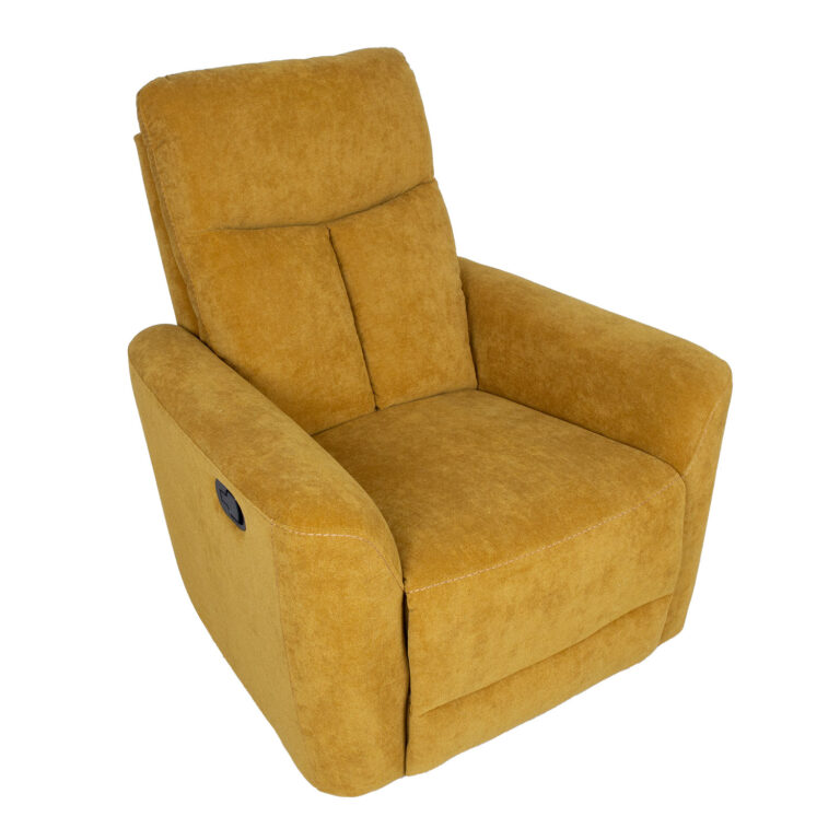 Tugitool GEMMA manuaalne recliner 89x98xH106cm, tumekollane - Pilt 7