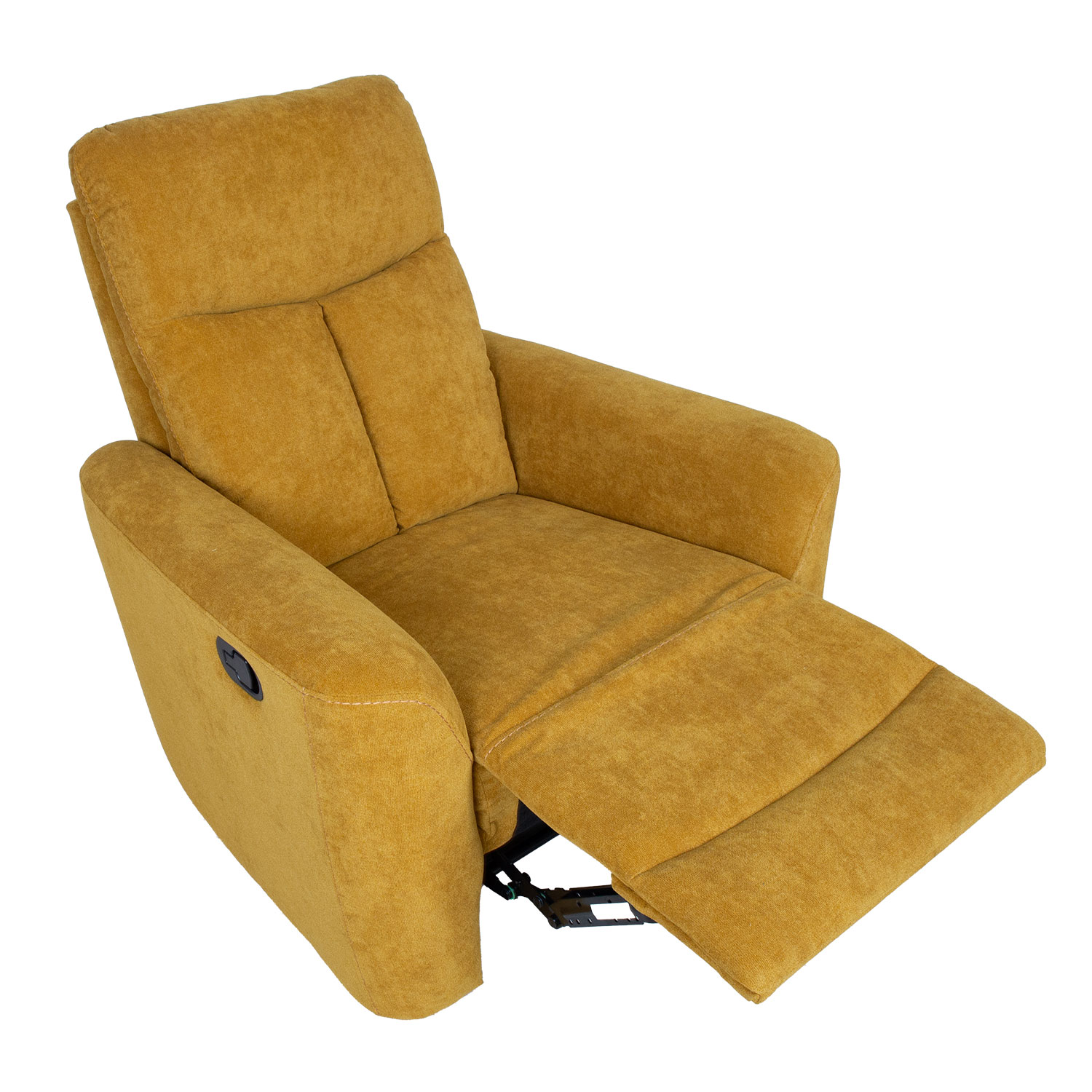 Tugitool GEMMA manuaalne recliner 89x98xH106cm, tumekollane