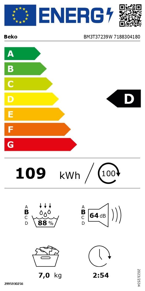 Pesukuivati Beko BM3T37239W - Pilt 3