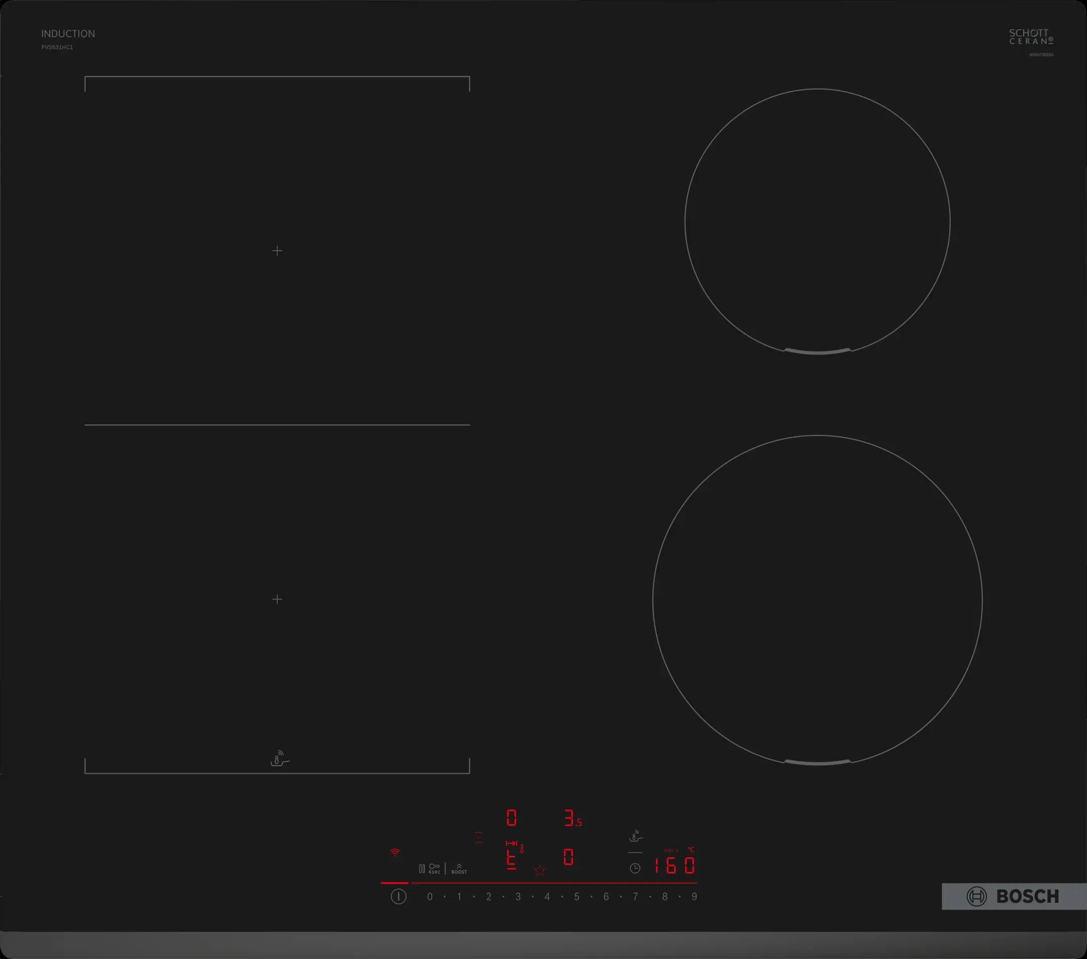Induktsioonpliidiplaat 6 seeria 60 cm Bosch PVS631HC1E