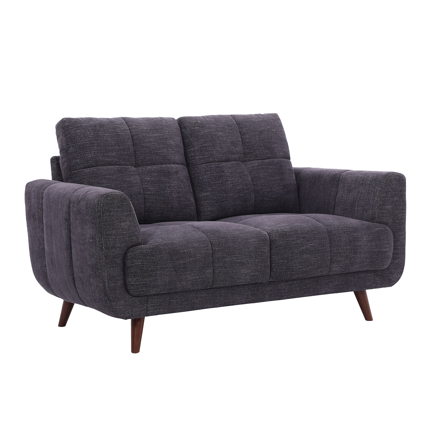 Diivan STEVE 2-kohaline 154x88xH90cm, tumehall