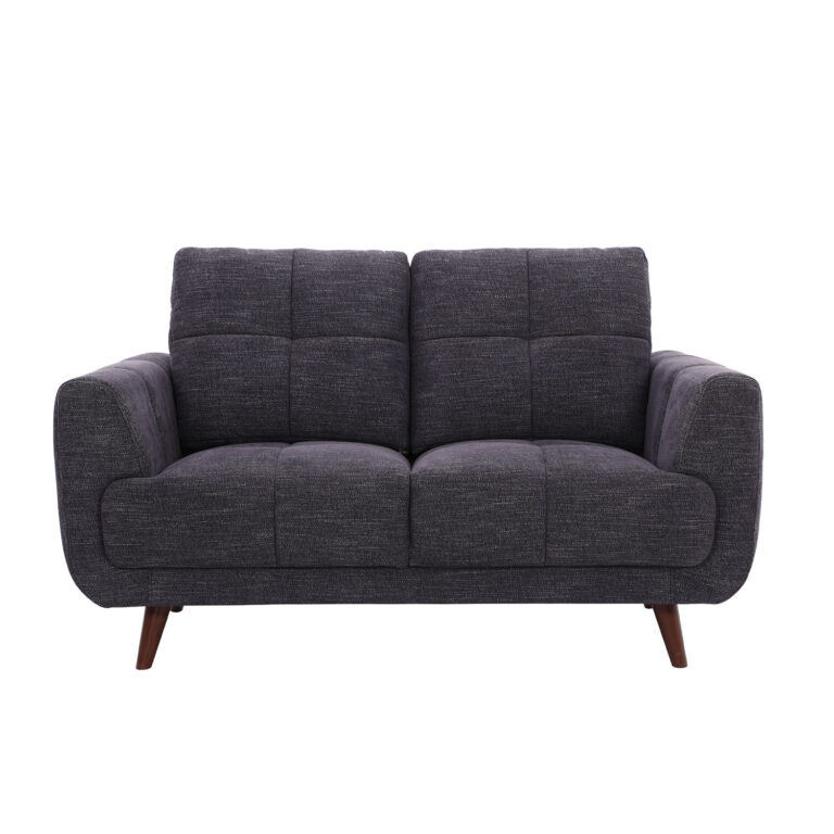 Diivan STEVE 2-kohaline 154x88xH90cm, tumehall - Pilt 2