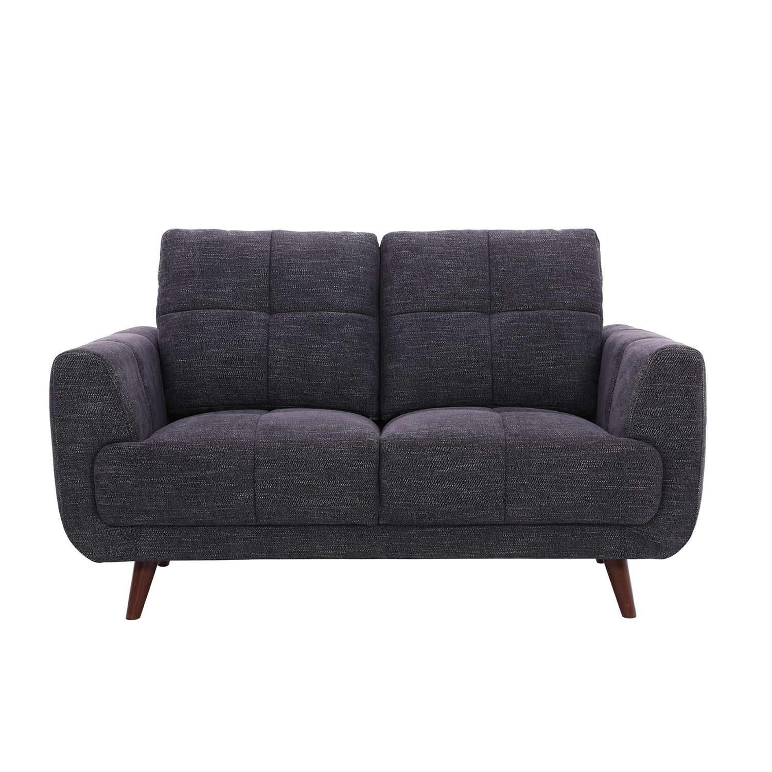Diivan STEVE 2-kohaline 154x88xH90cm, tumehall