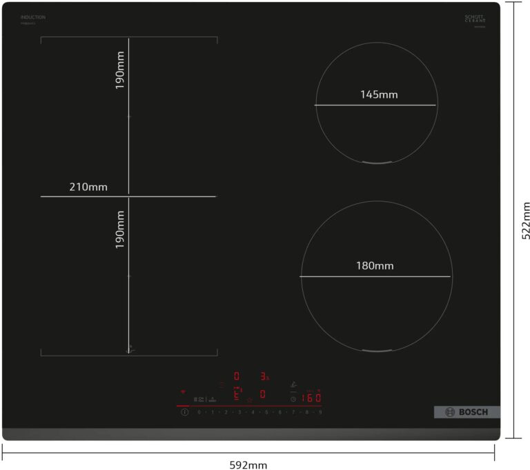 Induktsioonpliidiplaat 6 seeria 60 cm Bosch PVS631HC1E - Pilt 3