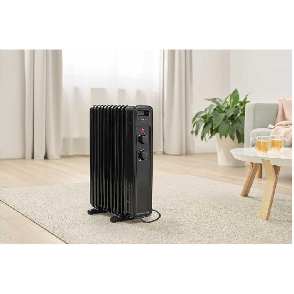 Õliradiaator Sencor SOH3511BK, must